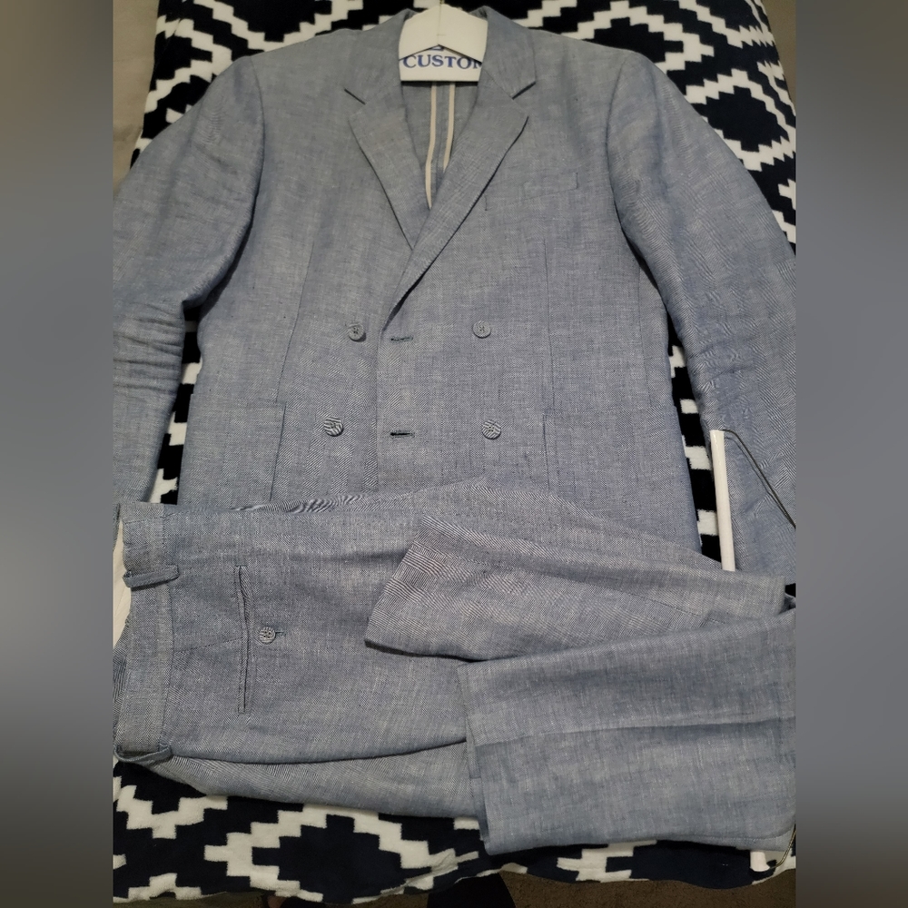 Express Double breasted suit with pants